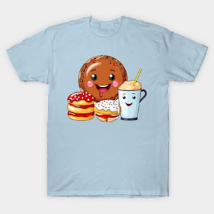 Donut kawaii  junk food T-Shirt cute  funny T-Shirt